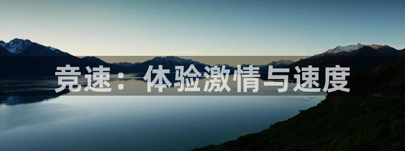 3377体育官方正版app代理:竞速:体验激情与速度